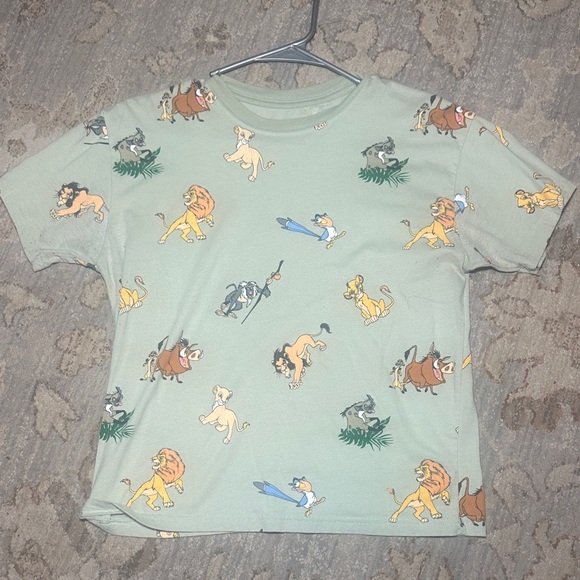 Disneyland Resort Tops - Disney Store Lion Print Green T-Shirt